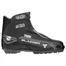 Ботинки лыжные TREK Blazzer Comfort NNN ИК, цвет чёрный, лого серый, размер 39