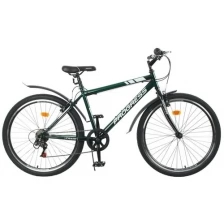 Горный велосипед PROGRESS 26" Crank RUS, цвет темно-зеленый, размер 19"