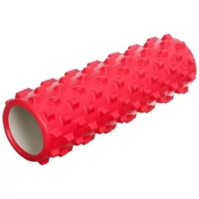 Роллер массажный для йоги 45 х 15 см, цвет красный 4447016