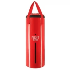 FIGHT EMPIRE Мешок боксёрский FIGHT EMPIRE, на ленте ременной, красный, 60 см, d=23 см, 11 кг