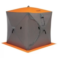 Палатка зимняя Helios куб, 1,8 × 1,8 м, цвет orange lumi/gray