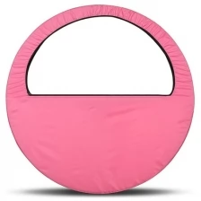 Чехол-сумка для обруча, диаметр 60-90 см, цвет розовый