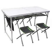 Комплект мебели ATEMI туристический: стол туристический и 4 стула, ATS-400