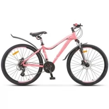 Велосипед подростковый Stels 26" Miss-6100 D, V010, светло-красный, размер 17"
