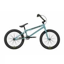 "Велосипед Stark Madness 4 (2021) BMX (подростк.) кол.:20"" голубой/черный 12.5кг (HD00000275)"