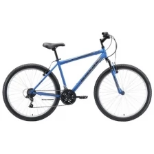 "Велосипед Black One Onix 26 (2021) горный рам.:18"" кол.:26"" голубой/серый 15.9кг (HD00000424)"