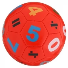 Мяч футбольный детский, ПВХ, машинная сшивка, 32 панели, размер 5, 287 г, цвета микс