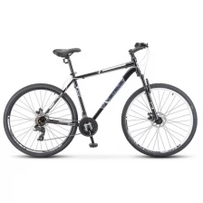 Велосипед STELS Navigator-700 D 27.5" F020 19" Чёрный/белый