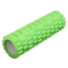 Роллер для йоги 29 x 9 см, массажный, цвет зелёный