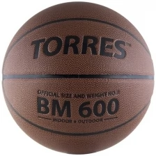 Мяч баскетбольный Torres BM600, B10027, размер 7 TORRES 533837 .
