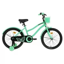 Велосипед двухколесный детский Graffiti колеса 20 дюймов, Flower, светло-зеленый (7461804)
