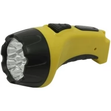 Аккумуляторный светодиодный фонарь 7 LED с прямой зарядкой Smartbuy, желтый (SBF-86-Y)/100