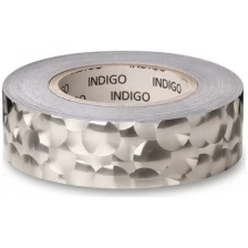 Обмотка для обруча с подкладкой INDIGO 3D BUBBLE IN155 Серебро 20мм*14м