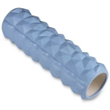 Ролик массажный для йоги INDIGO PVC IN278 Серый 45*14 см