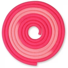 Скакалка для художественной гимнастики утяжеленная двухцветная INDIGO 165 г IN257 Фуксия-розовый 3 м