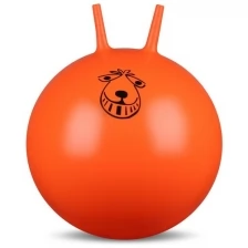 Мяч гимнастический с рожками INDIGO IN004 Оранжевый 55 см