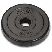 Диск пластиковый 26 мм INDIGO IN123 Черный 0,5 кг