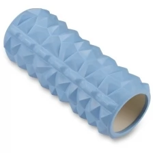 Ролик массажный для йоги INDIGO PVC IN279 Голубой 33*14 см