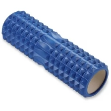 Ролик массажный для йоги INDIGO PVC IN268 Фиолетовый 45*14 см
