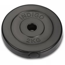 Диск пластиковый 26 мм INDIGO IN123 Черный 2 кг