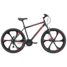 "Велосипед Black One Onix 26 D FW (2021) горный рам.:18"" кол.:26"" серый/черный 19.1кг (HD00000409)"