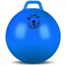 Мяч гимнастический с ручкой INDIGO IN093 Голубой 45 см