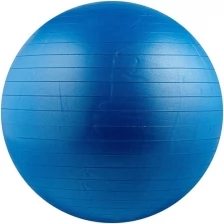Мяч гимнастический INDIGO Anti-burst с насосом IN002 Черный 75 см
