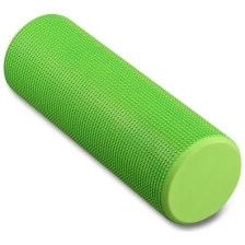 Ролик массажный для йоги INDIGO Foam roll IN021 Зеленый 45*15 см