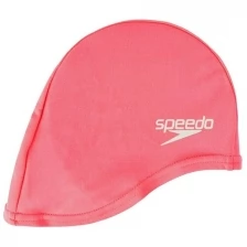 Шапочка для плавания детская SPEEDO Polyester Cap Jr, 8-710111587, розовый, полиэстер