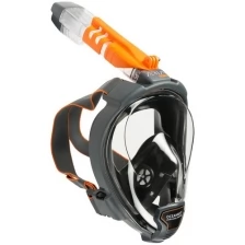 Маска полнолицевая Oceanreef ARIA QR+ с держателем камеры, Цвет - оранжевый;Размер - L/XL