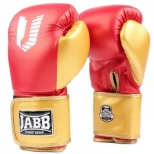 Перчатки бокс.(иск.кожа) Jabb JE-4081/US Ring красный/золото 10ун.