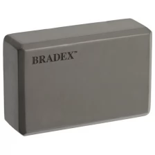 Блок для йоги BRADEX серый