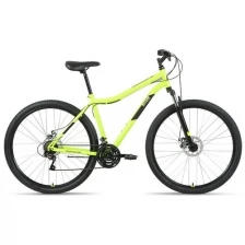 Altair Велосипед 29" Altair MTB HT 2.0 D, 2022, цвет черный/ярко-зеленый, размер 21"