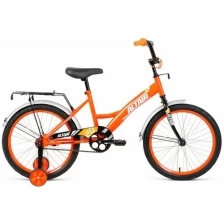 Велосипед ALTAIR KIDS 20 (20" 1 ск. рост. 13") 2022, ярко-оранжевый/белый, IBK22AL20042