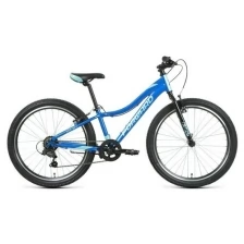 Forward Велосипед 24" Forward Jade 1.0, 2022, цвет синий/бирюзовый, размер 12"