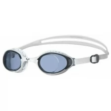 Очки для плавания ARENA Airsoft, дымчатые линзы, белая оправа