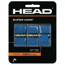 HEAD Овергрип Super Comp (синий), арт.285088-BL, 0.5 мм, 3 шт, синий