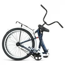 Altair Велосипед 24" Altair City, 2022, цвет темно-синий/серый, размер 16"