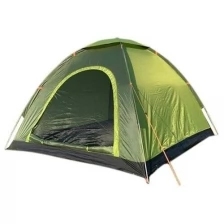Палатка, палатка туристическая, палатка кемпинговая, 3 местная, 2 входа в палатку, 1 комната в палатке