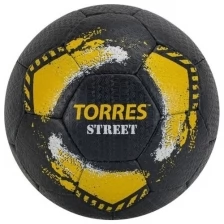 Мяч футбольный TORRES Street арт.F020225, размер 5, черно-желтый