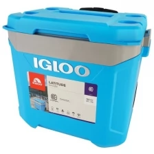 Контейнер изотермический IGLOO Latitude 60 Roller Cyan blue (56л)