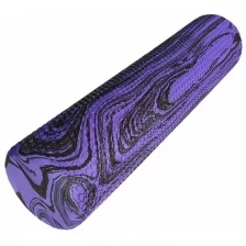 Ролик для йоги и пилатеса 90x15cm (ЭВА) (фиолетовый гранит) D34204