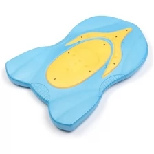 Доска FASHY Kickboard, арт.4283, для плавания, этиленвинилацетат, желто-голубой