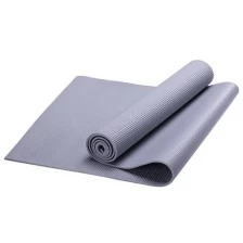 HKEM112-06-GREY Коврик для йоги, PVC, 173x61x0,6 см (серый)