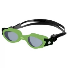 Очки для плавания FASHY AquaFeel Faster 4143-61, дымчатые линзы, зеленая оправа
