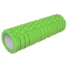 Роллер массажный для йоги, 30 x 10 см, цвет зелёный