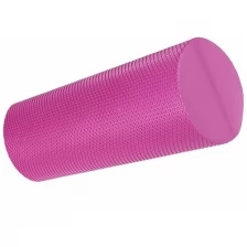 B33083-4 Ролик для йоги полумягкий Профи 30x15cm (розовый) (ЭВА)