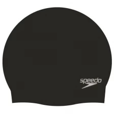 Шапочка для плавания SPEEDO Plain Molded Silicone Cap 8-709849097, черный, силикон