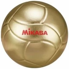 Мяч волейбольный MIKASA VG018W размер 5, для автографов, золотой