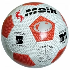 R18024 Мяч футбольный "Meik-3009" 3-слоя PVC 1.6, 300 гр, машинная сшивка